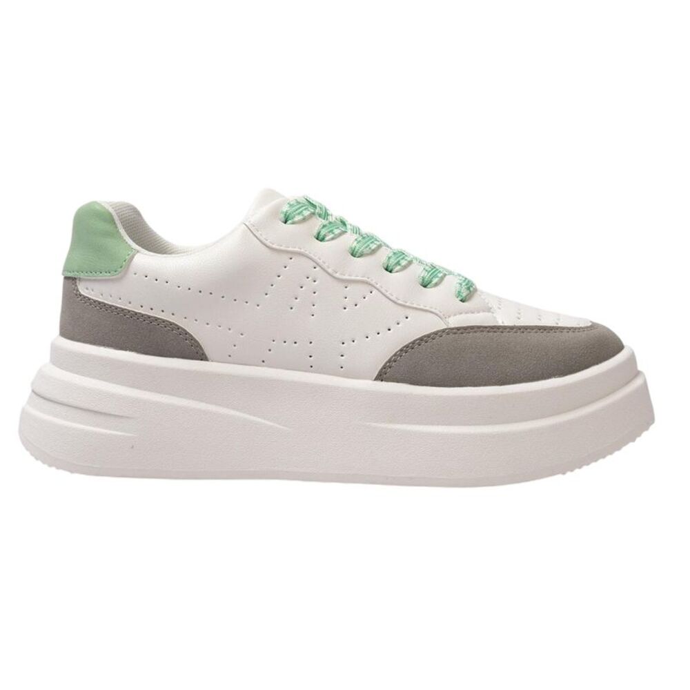 Kappa Womens/Ladies Ari Casual Platform Sneakers / White/Gray